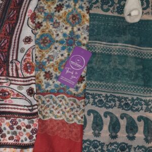 Lawn Printed Tassel Stole - Imported