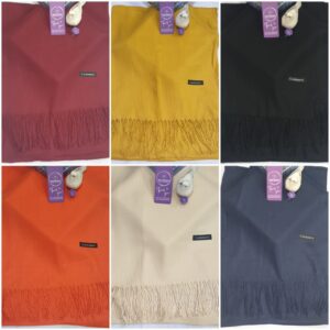 Cashmere Pashmina Plain - (Imported)