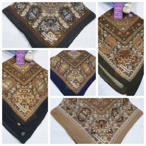 Triangle Georgette Printed Scarf - Imported